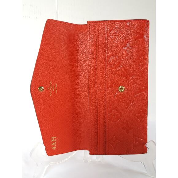 Louis Vuitton Orient/Red Monogram Empreinte Portefeuille Curieuse Long Wallet - Picture 6 of 16